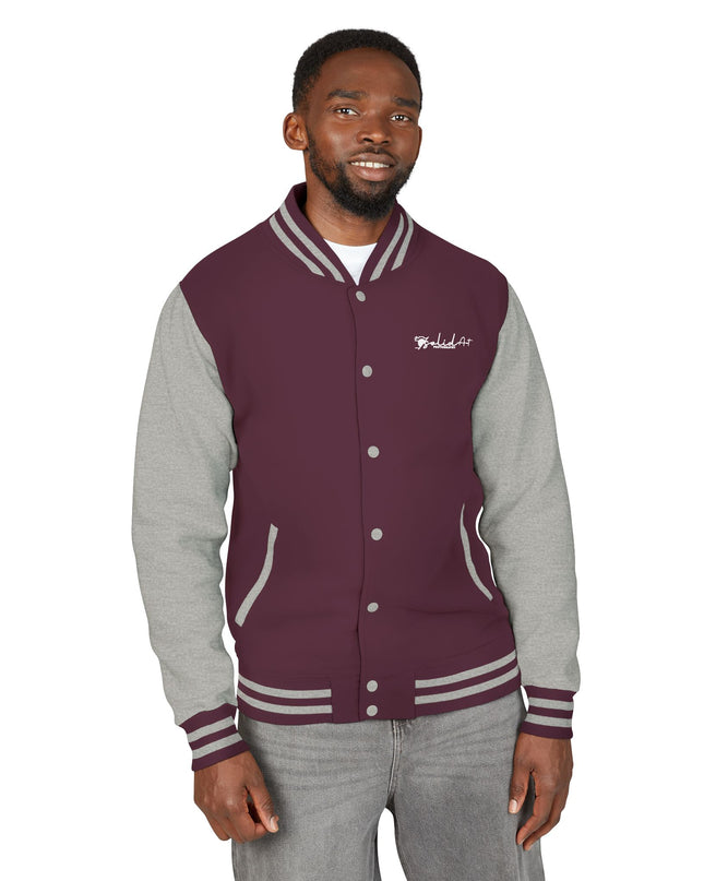 Stylish Unisex Heavyweight Letterman Jacket - Perfect for Game Days, Casual Outings