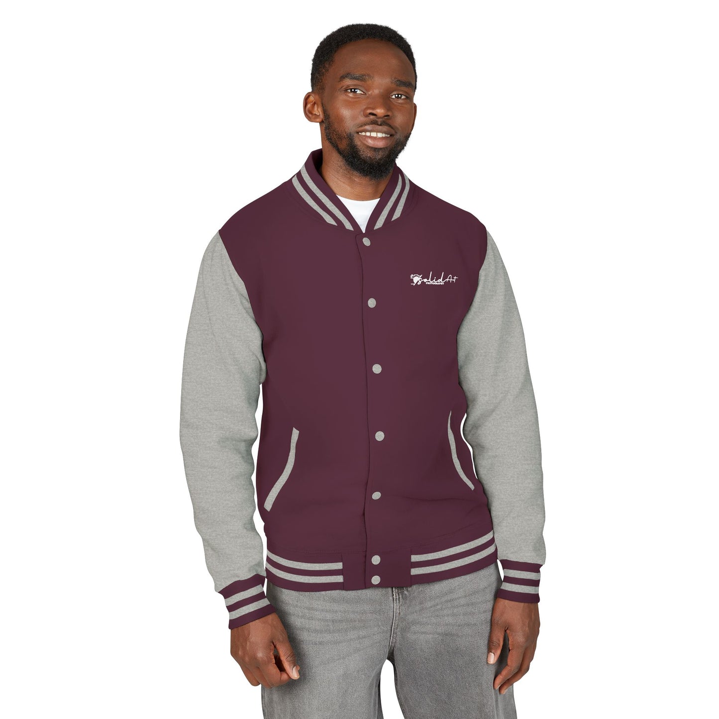 Stylish Unisex Heavyweight Letterman Jacket - Perfect for Game Days, Casual Outings