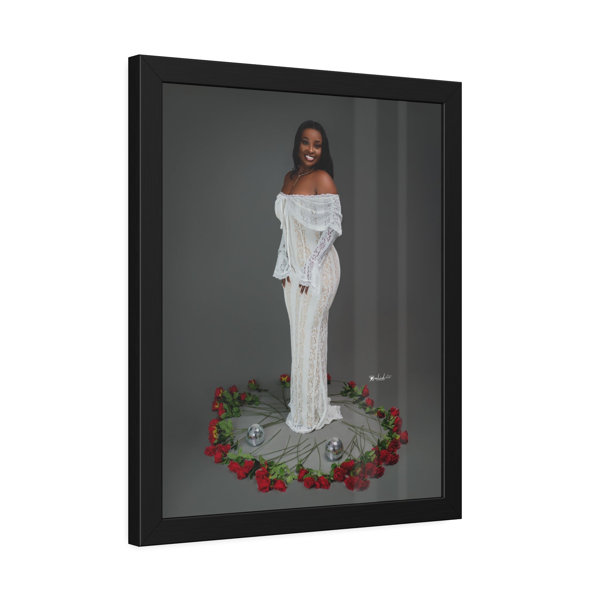 Elegant Framed Paper Poster, Art for Home Decor, Gift for Weddings, Stylish Wall Art,