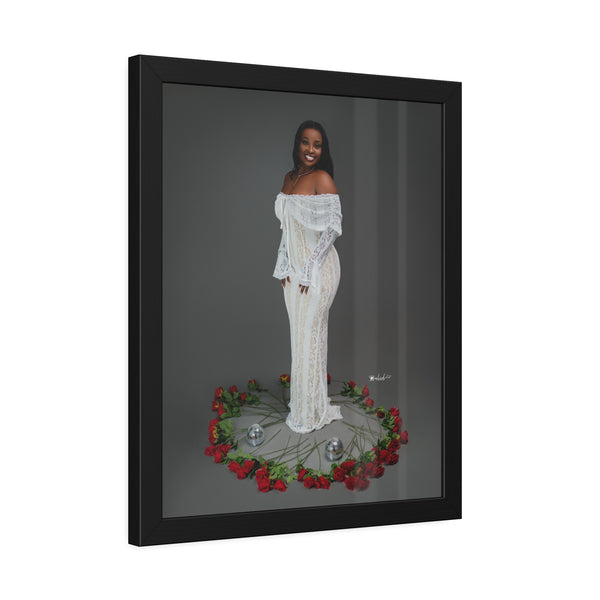 Elegant Framed Paper Poster, Art for Home Decor, Gift for Weddings, Stylish Wall Art,