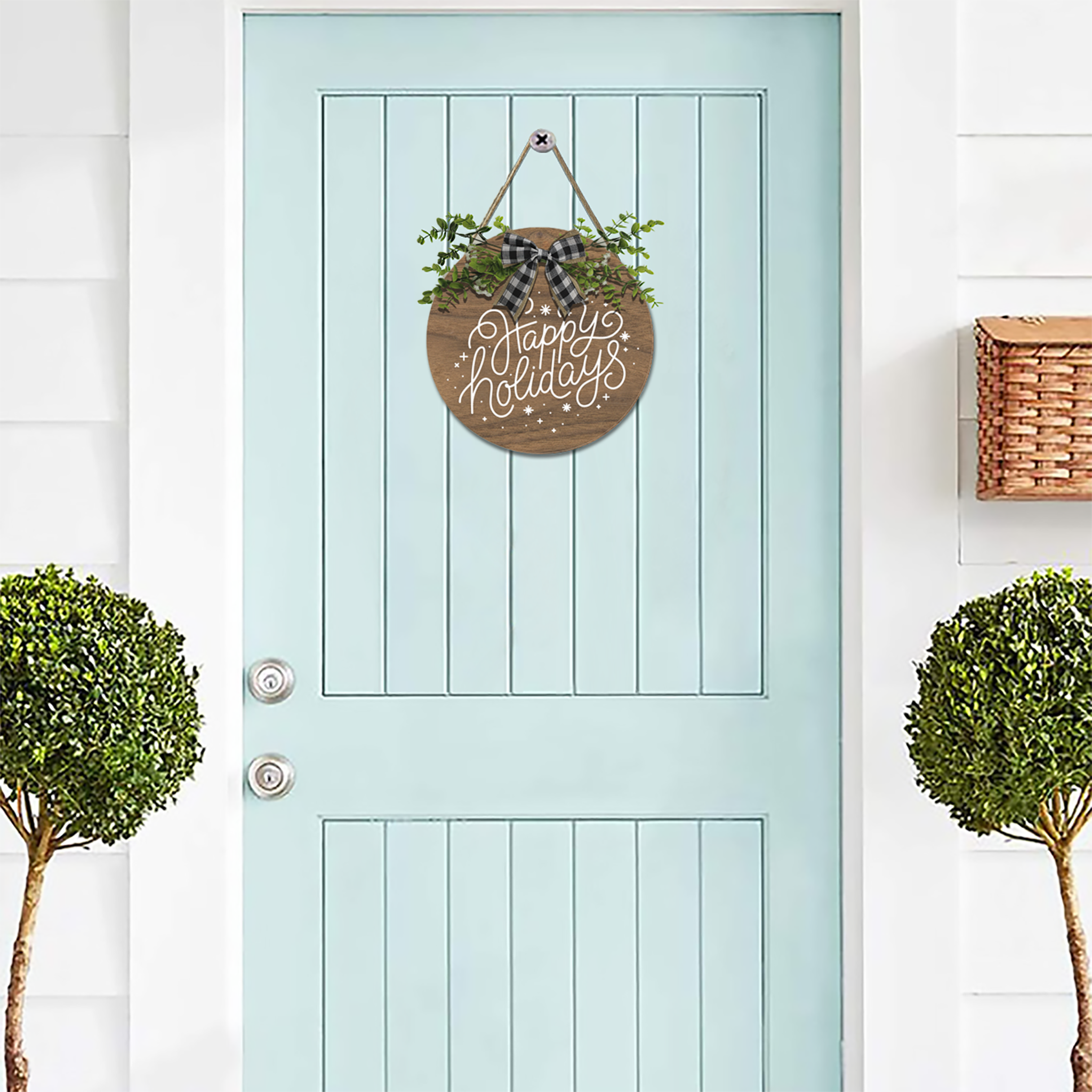 Inspirational Wooden Hanging Sign - Motivational Home Decor, Coffee Lover Wall Art, Modern Kitchen Sign