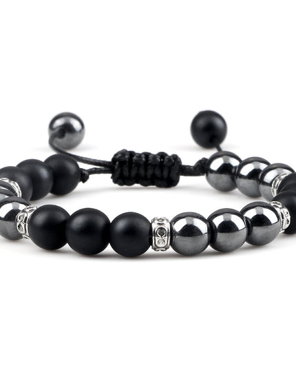 Haematite Yoga Bracelet Couple Woven Hand Strap