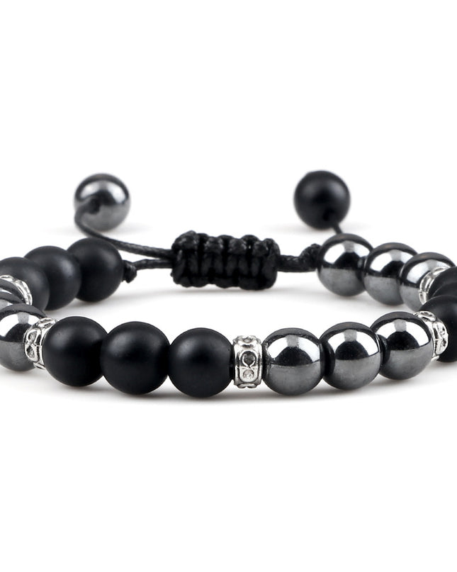 Haematite Yoga Bracelet Couple Woven Hand Strap