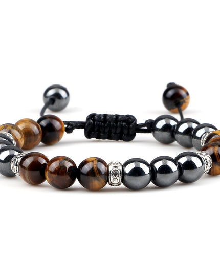 Haematite Yoga Bracelet Couple Woven Hand Strap