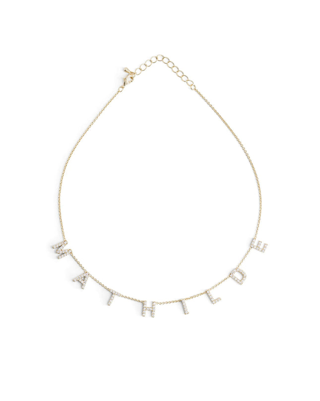 Personalized Initial Necklace (only Text)