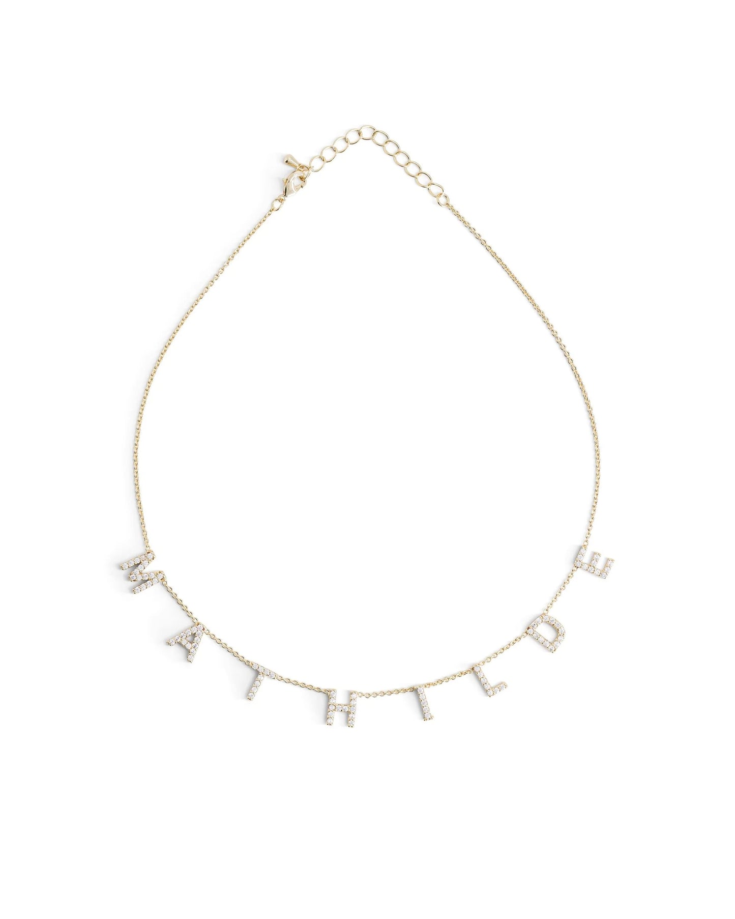 Personalized Initial Necklace (only Text)