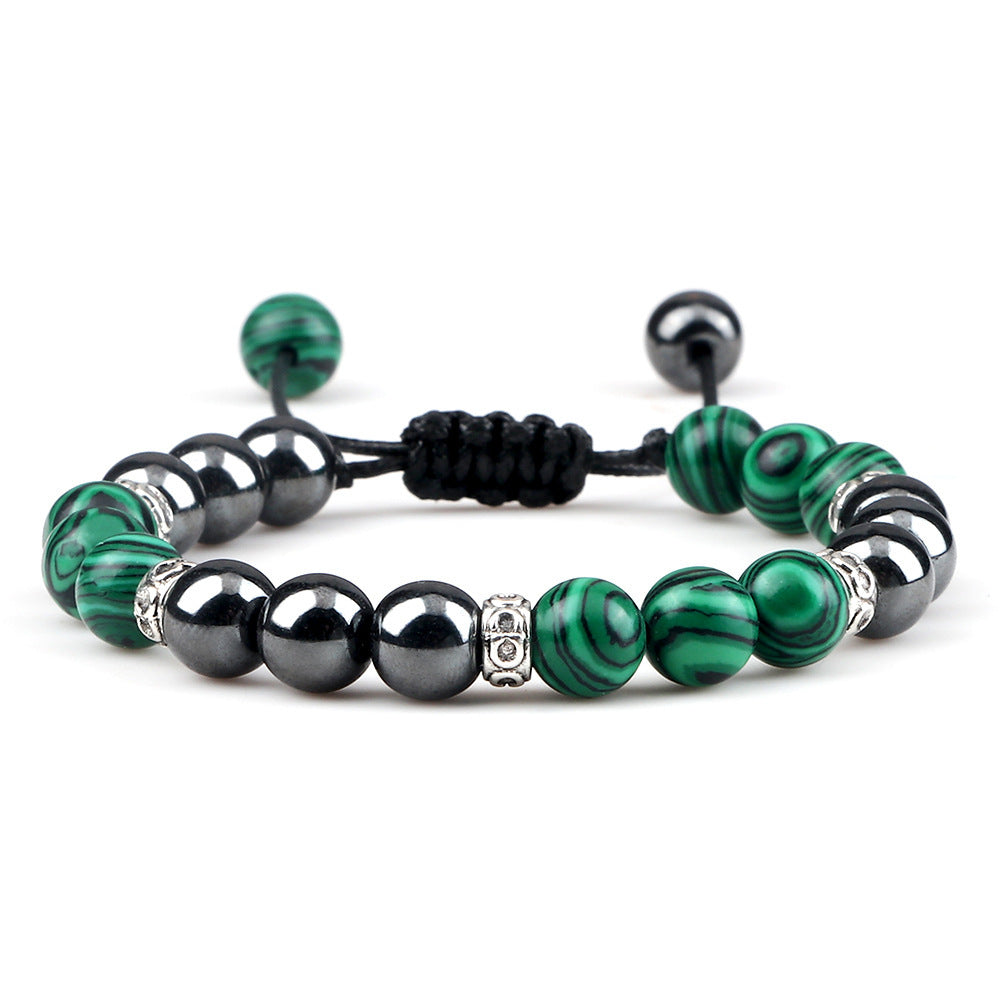 Haematite Yoga Bracelet Couple Woven Hand Strap