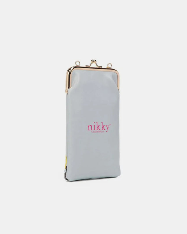 Nicole Lee USA Printed Kisslock Phone and Sunglass Purse