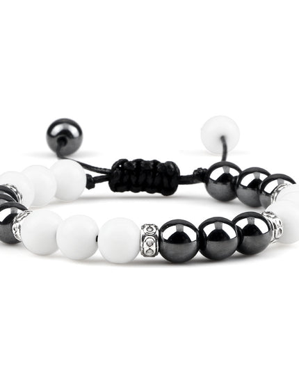 Haematite Yoga Bracelet Couple Woven Hand Strap