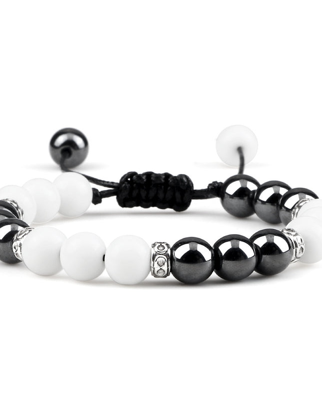 Haematite Yoga Bracelet Couple Woven Hand Strap