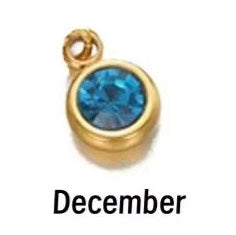 Birthstone Name Necklace Personalized Gifts for Women Jewelry