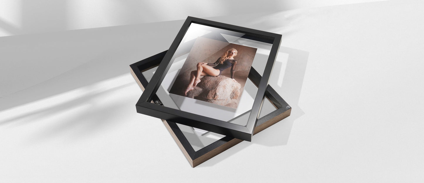 Double Glass Frames