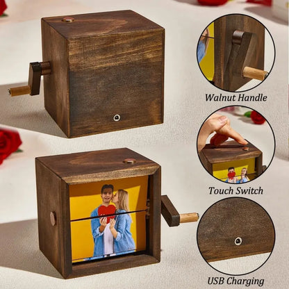 Personalized Wooden Photo ornament