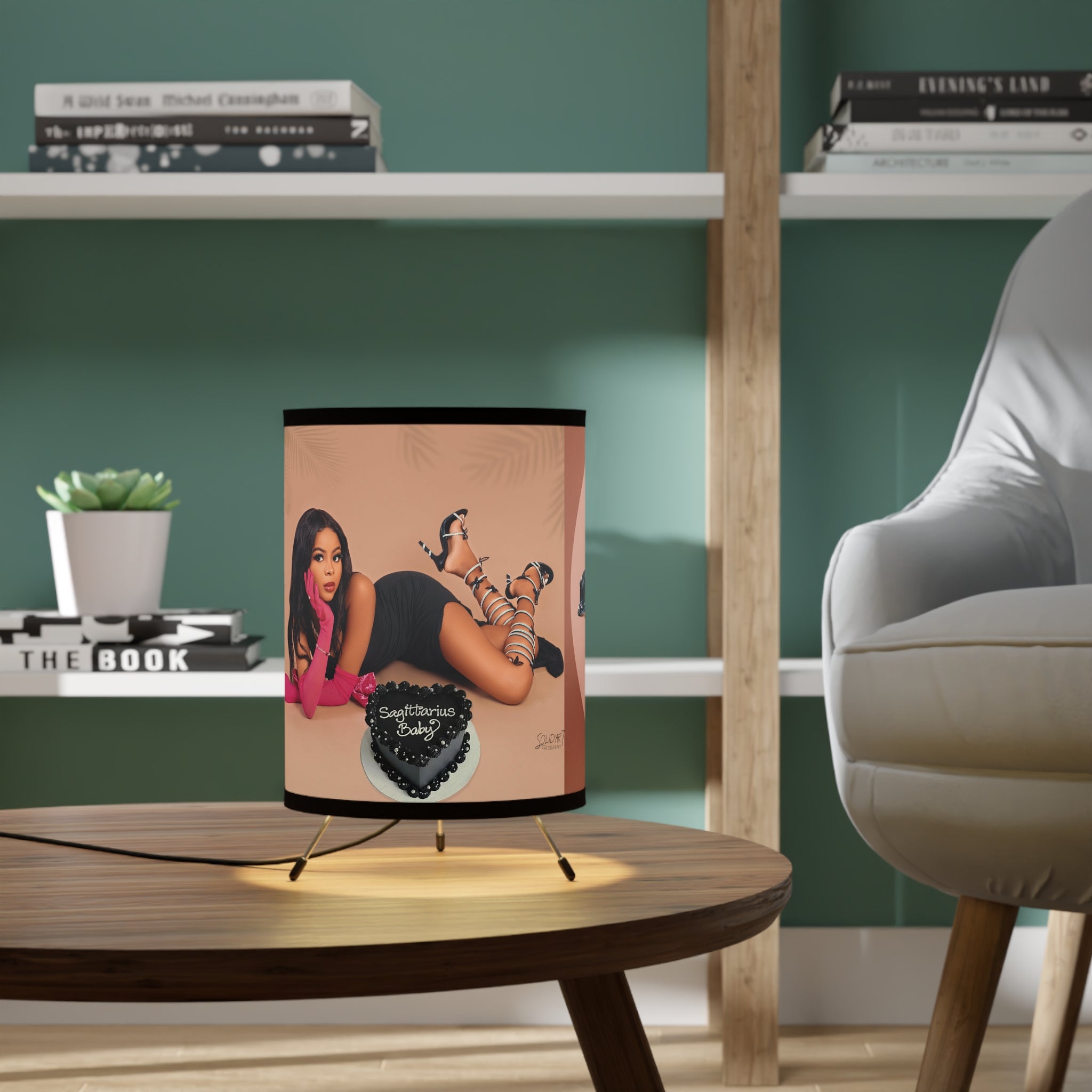 Sagittarius Baby Tripod Lamp, Stylish Home Décor, Unique Birthday Gift, Modern Lighting (you can Add 3 image)