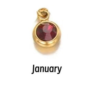 Birthstone Name Necklace Personalized Gifts for Women Jewelry