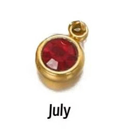 Birthstone Name Necklace Personalized Gifts for Women Jewelry