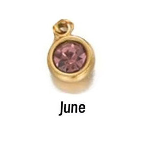 Birthstone Name Necklace Personalized Gifts for Women Jewelry