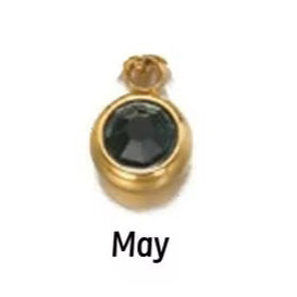 Birthstone Name Necklace Personalized Gifts for Women Jewelry