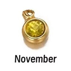 Birthstone Name Necklace Personalized Gifts for Women Jewelry