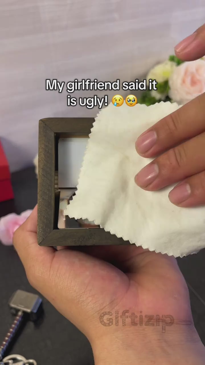 Personalized Wooden Photo ornament