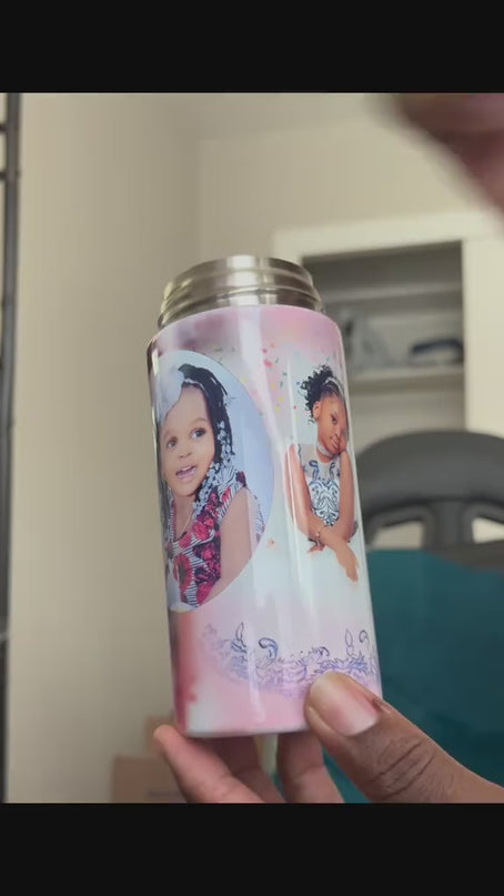 12 oz Sublimation Tumbler Stainless Steel  for kids Thermos Water Bottles for School,Milk, Juice, Drinks