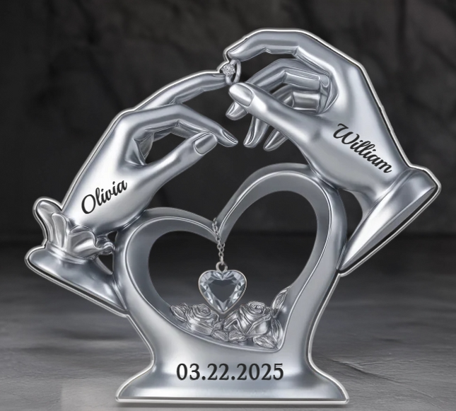 Custom Acrylic Plaque - Personalized Anniversary Wedding Gifts For Husband And Wife,  Love’s Perfect Match