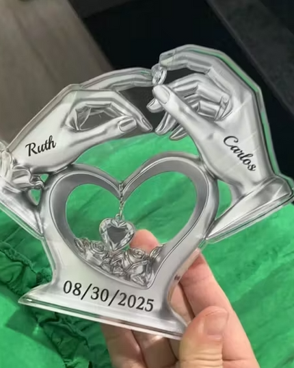 Custom Acrylic Plaque - Personalized Anniversary Wedding Gifts For Husband And Wife,  Love’s Perfect Match