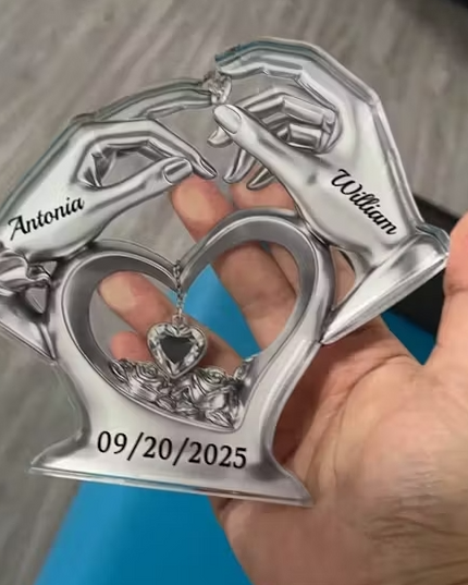 Custom Acrylic Plaque - Personalized Anniversary Wedding Gifts For Husband And Wife,  Love’s Perfect Match