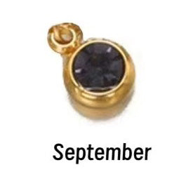 Birthstone Name Necklace Personalized Gifts for Women Jewelry